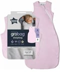 Tommee Tippee Baby Sleeping Bag The Original Grobag Snuggle 1.0 Tog Pink 6-18M