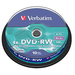 Verbatim DVD-RW - 4.7 go 4x tour de 10