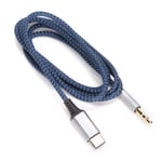 2in1 Aux Cable TypeC USBC To 3.5mm Car AUX Cable Adapter Wire Li SLS