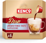 Kenco Duo Unsweetened Cappuccino Instant Coffee 6x17.8g (Pack of 4, Total 24...