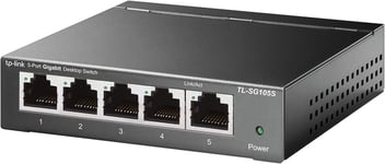 TP-Link TL-SG105S, 5 Port Gigabit Ethernet Network Switch, Ethernet Splitter, H