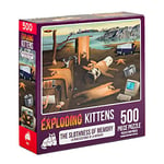 Exploding Kittens Jigsaw Puzzles for Adults -Slothness of Memory - 500 Piece Jigsaw Puzzles For Family Fun & Game Night