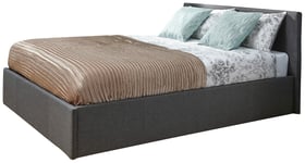GFW Kingsize End Lift Ottoman Fabric Bed Frame - Grey