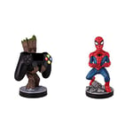 FIGURINE TODDLER GROOT & Cable Guys - Spider-Man Classic Accessory Holder for Gaming Controllers and Smartphones (Electronic Games////)