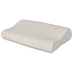 Barnkudde - Memoryfoam kudde för barn - Nackkudde med inbyggt svall - 40x25 cm