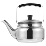 Cabilock 1 L Tea Kettle for Stove Top Stainless Steel Teapot with Anti- Hot Handle Tea Boiler Hot Water Kettle for Tea Coffee Silver