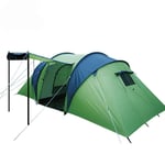 shunlidas 2room 1hall large outdoor tent 3-4persons anti rain professional big tent people camping family tent-green_CHINA
