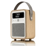 VQ Monty DAB+/FM Radio - Oak - Battery Pack Included - 12 Month Warranty.