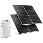 MSW Groupe électrogène solaire avec 2 panneaux solaires et onduleur - 3000 W 230 V S-POWER SYSTEM LIS PRO