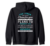 Christian Jeremiah 29 11 Hope Bible Verse Scripture Quote Zip Hoodie