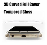 New FULL CURVED 3D Tempered Glass Screen Protector For SAMSUNG  S7 Edge CLEAR
