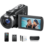 ✅UHD 4K Video Camera Camcorder 30FPS 42MP 18X Digital Camcorders Vlogging Camera