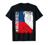 CZECH REPUBLIC Flag Vintage Distressed CZECH REPUBLIC T-Shirt