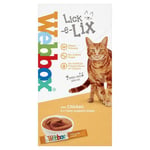 Webbox Cats Delight Lick-e-lix Chicken 5 X 15g