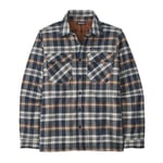 Patagonia Mens Ins Org Ct MW Fjord Flannel Shirt (Blå (FIELDS: NEW NAVY) Small)