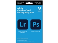 Adobe Creative Cloud Photography Plan photography membership - 20 GB - 12 months, activation card