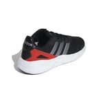 adidas Men's Nebzed Cloudfoam Trainers, Core Black/Iron Met./Vivid Red, 12 UK