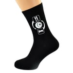 Eat Sleep & Play Bowls Design Socks Mens UK Size 5-12 X6N822