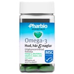 Pharbio Omega 3 Essentials Hud Hår & Naglar Kapslar 60 St