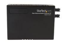 StarTech.com 10/100 MM Fiber Copper Fast Ethernet Media Converter ST 2 km - fibermedieomformer - 10Mb LAN, 100Mb LAN
