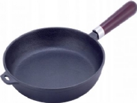 Kamille frying pan A solid cast iron deep frying pan 24cm