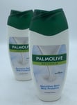 2 x Palmolive Naturals Mild & Sensitive Moisturising Body Shower Milk 250ml W10