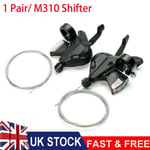 MTB Bicycle 3x8 Speed Trigger Shifter Gear Lever Shifters For Shimano SL-M310 UK