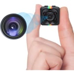 Caméra de surveillance interieur / exterieur - Caméra Espion, Mini Caméra sans Fil HD 1080P Portable Petite avec Détection de Mouvement pour la Sécurité Intérieure Extérieure à la Maison(Noir)-BISBISOUS
