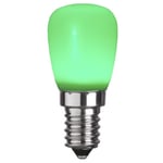 Päronlampa LED 0,8W E14 Grön
