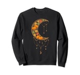 Moon Fall Seasonal Pumpkin Star Thanksgiving Harvest Autumn Sweatshirt