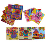 6 Pcs/set Kids Puzzle Stickers Toys Art Farm Educational Childre 0 No4