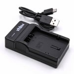 vhbw Chargeur USB de batterie compatible avec Leica D-Lux batterie appareil photo digital, DSLR, action cam