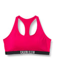 Calvin Klein Women's Bralette Racerback-RP-Plus Bikini Top, Royal Pink, XL