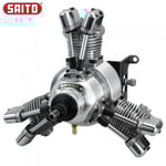 Saito FA-120R3 20cc 4-takts 3-cyl Stjärnmotor Metanol