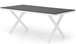 Brafab - Leone Bord 200x100 cm Matt Vit/Grå