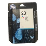 HP Original 23 Tri-Color Ink Cartridge C1823D Genuine Exp Date 2017