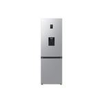 Samsung Classic Fridge Freezer, with Wine Shelf, Features Big Door Bin, All Around Cooling and SpaceMax Technologies, Silver, 7 Series, RB34C652ESA/EU