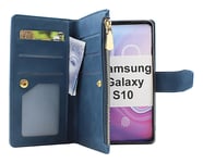 XL Standcase Lyxfodral Samsung Galaxy S10 (G973F) (Marinblå)