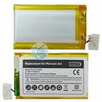 Internal Battery Pack For Apple iPod Nano 2G 2nd Generation 400mAh Replacement