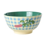 Rice - Melamine Bowl with Ravishing Radish Print - Medium - 700 ml