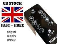 DIMPLEX Opti-V Remote Control  ORIGINAL  9 button Electric fire   SEE VIDEO
