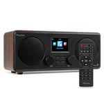 Audizio Foza WIFI Internet Stereo Radio med DAB+ Trä, Foza Allt-i-ett WIFI Internetradio med DAB+ och FM