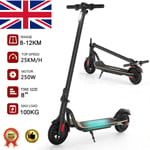 UK ADULT 5.2AH FOLDING ELECTRIC SCOOTER LONG RANGE FOLDING FAST SPEED E-SCOOTER
