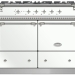 Lacanche LG1052CTWHNT 100cm Classic Cluny White & Nickel Dual Fuel Range Cooker