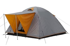 GRAND CANYON Phoenix L - Tente dôme (4 personnes), grise/orange, 302016
