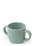 D By Deer Peekaboo 2-Handle Cup Croco Blue Blå