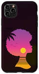 iPhone 11 Pro Max Afro Diva Black Girl Woman Sunset Beach Tropical Fashion Case