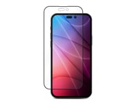 Estuff Titan Shield - Skärmskydd För Mobiltelefon - Bulk, Full Cover - Glas - Ramfärg Svart (Paket Om 50) - För Apple Iphone 13, 13 Pro, 14
