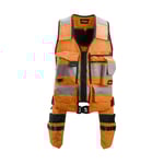 Snickers Workwear AllroundWork, verktygsväst, varselplagg klass 1 - Varselgul/Svart / L