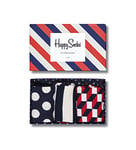 Happy Socks Women's Classic Stripe Gift Box Socks, Multicolour (Multicolour 600), 36-40 UK